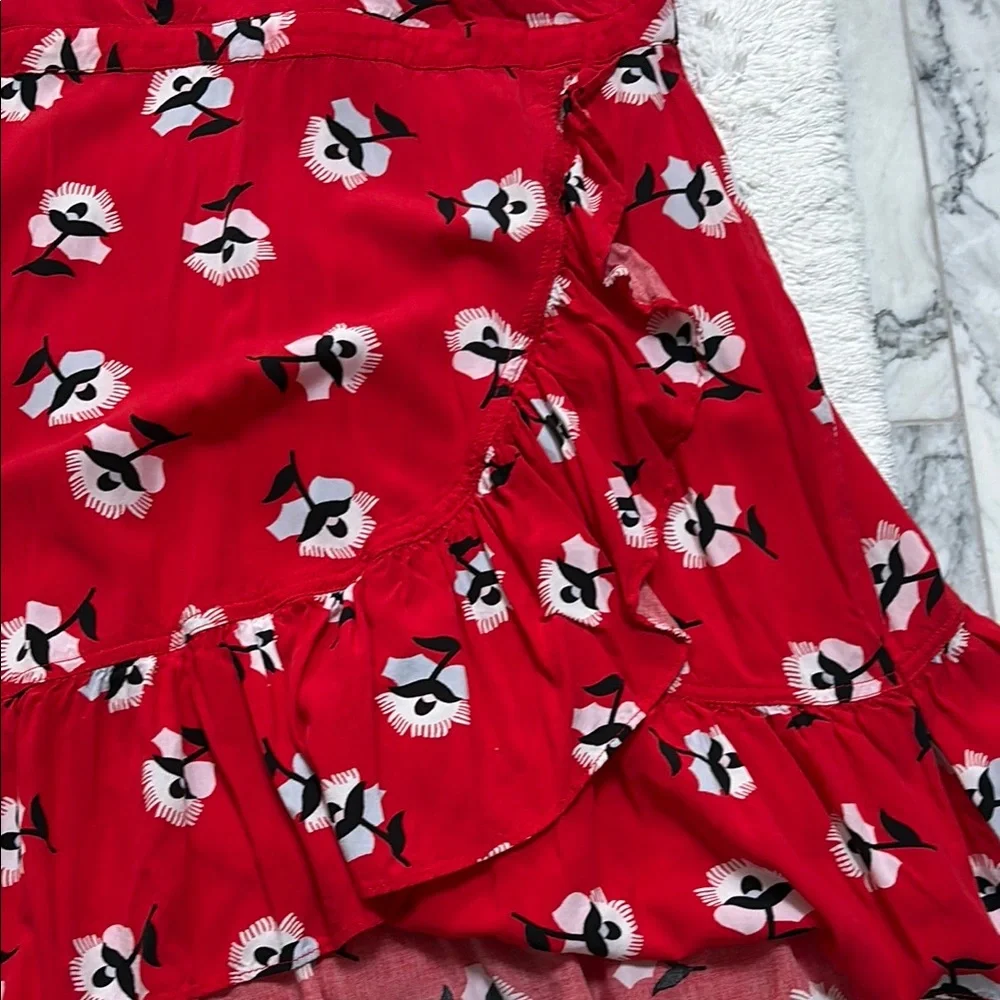 J.Crew Floral Wrap Dress - Women's Short Sleeve